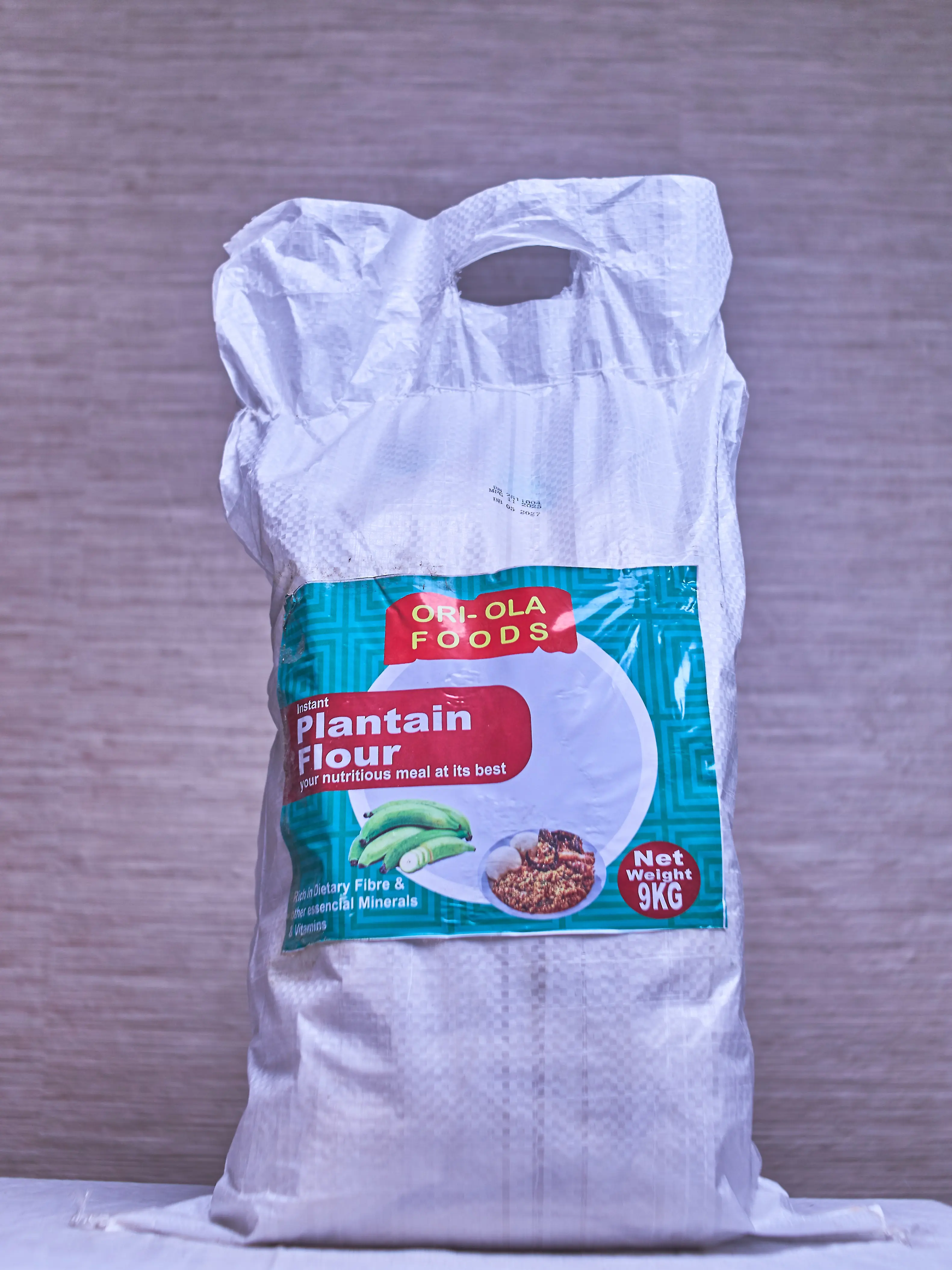 Oriola Plantain flour 0.9kg x 12