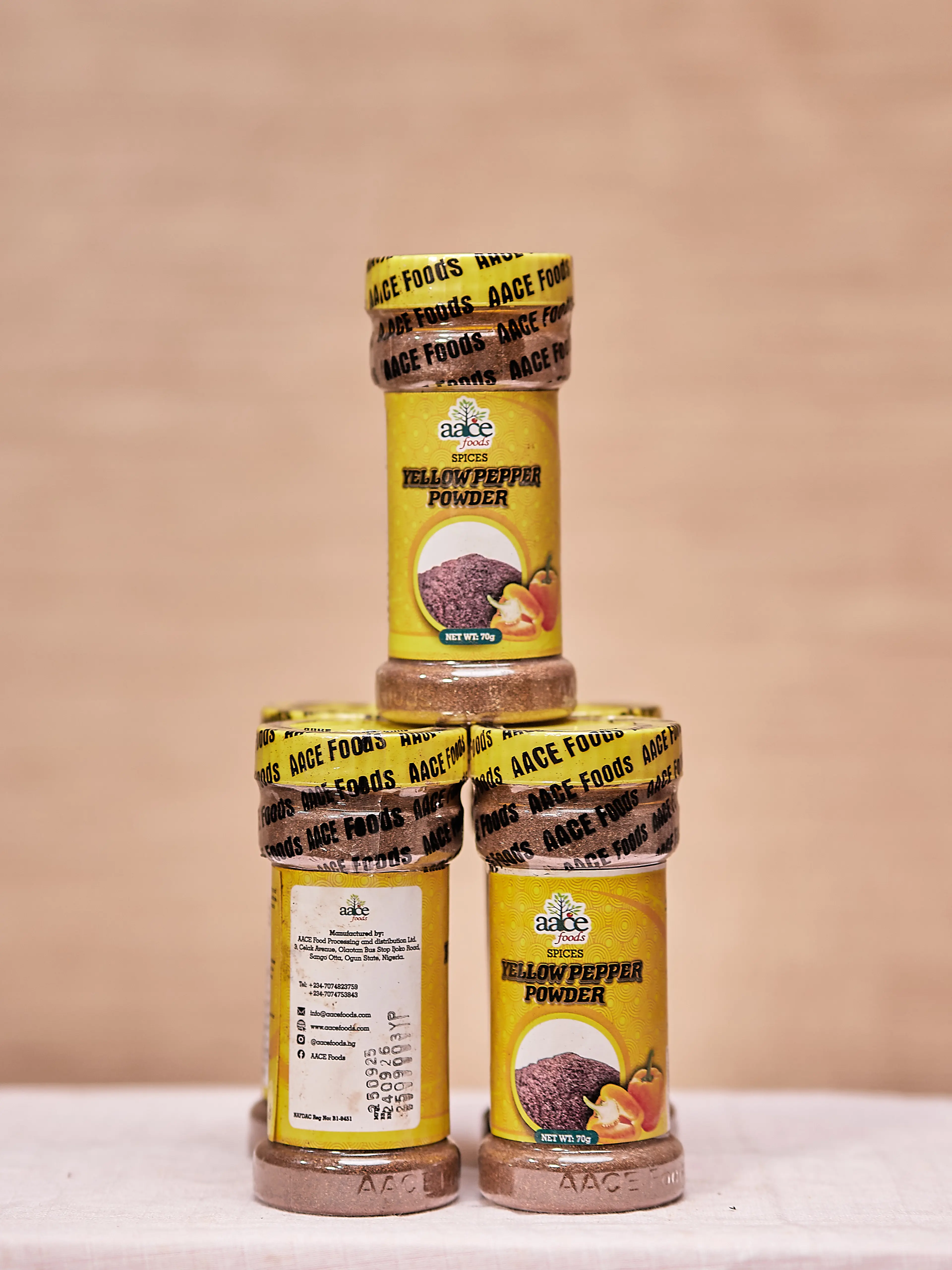 Aace Yellow Pepper Powder 70g x 12 (Pack)